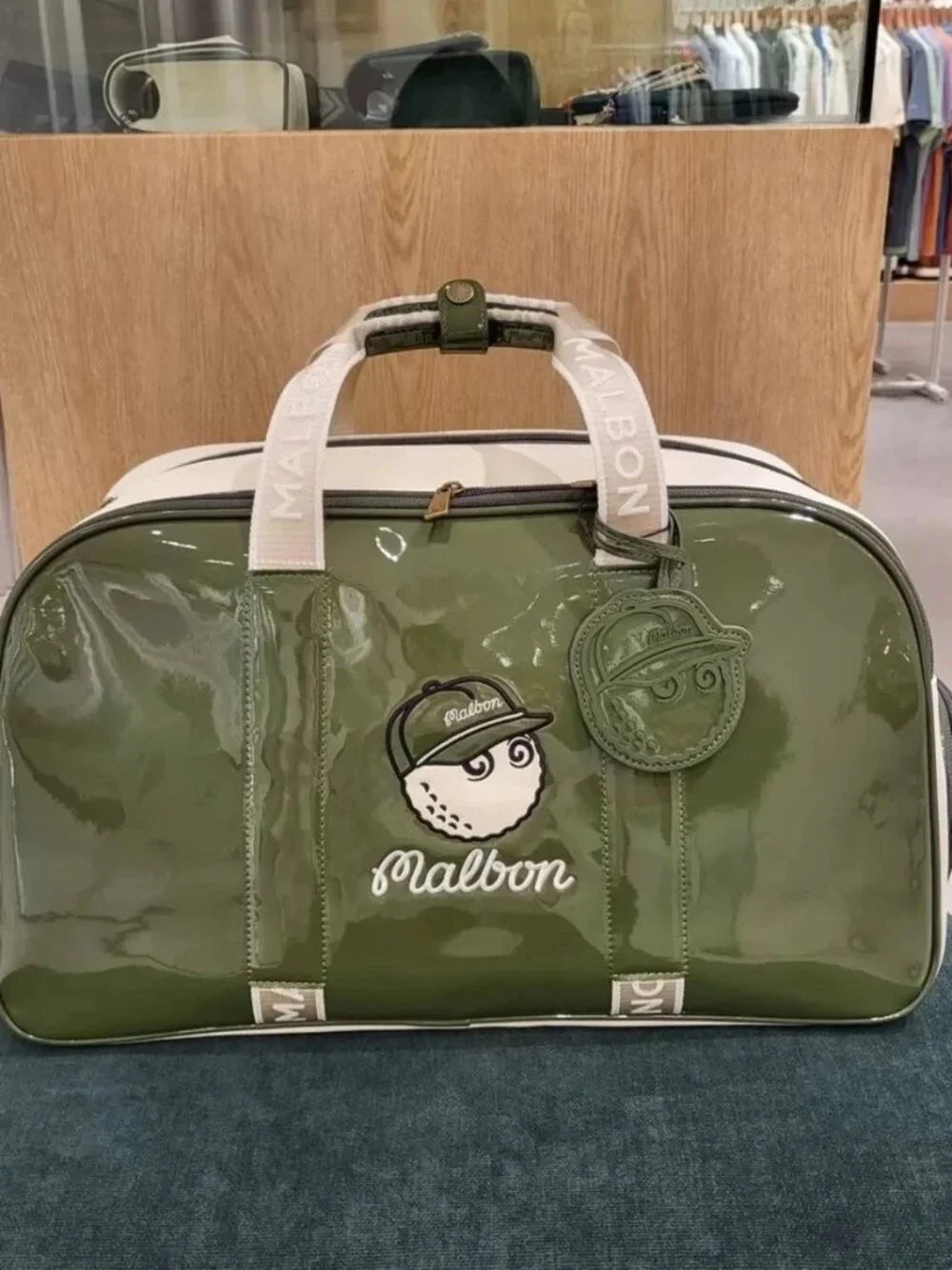 Malbon Stylish Golf Gear Bag  Large Capacity Unisex Travel Bag